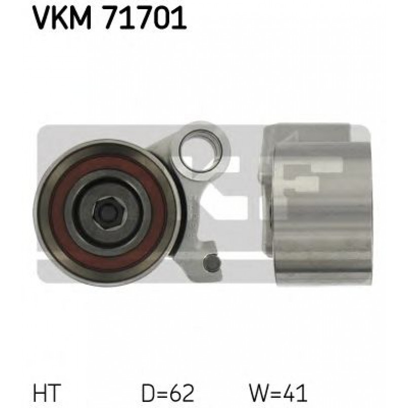 VKM 71701 SKF Ролик модуля натягувача ременя
